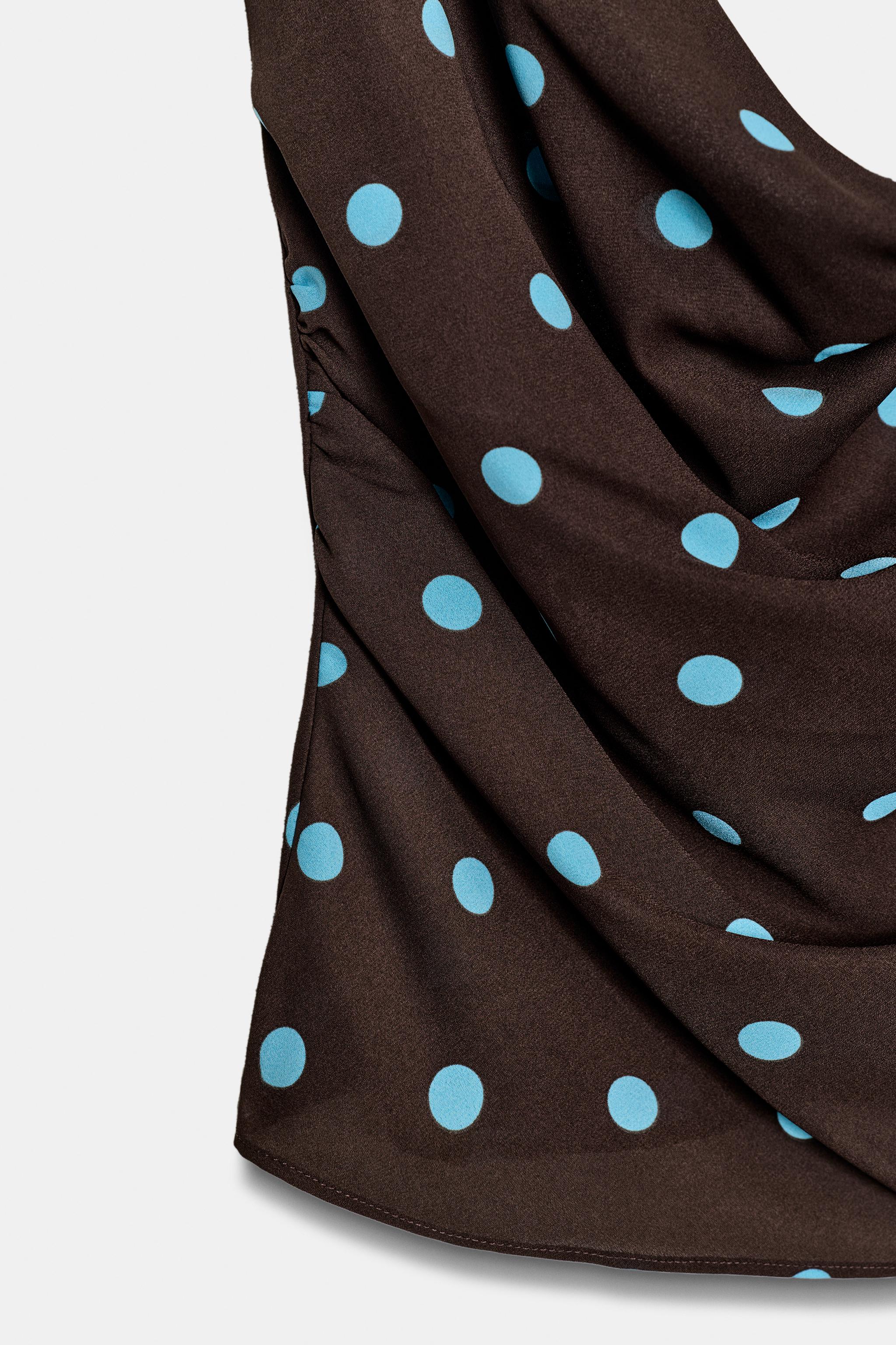 TOP FLUIDE À POIS